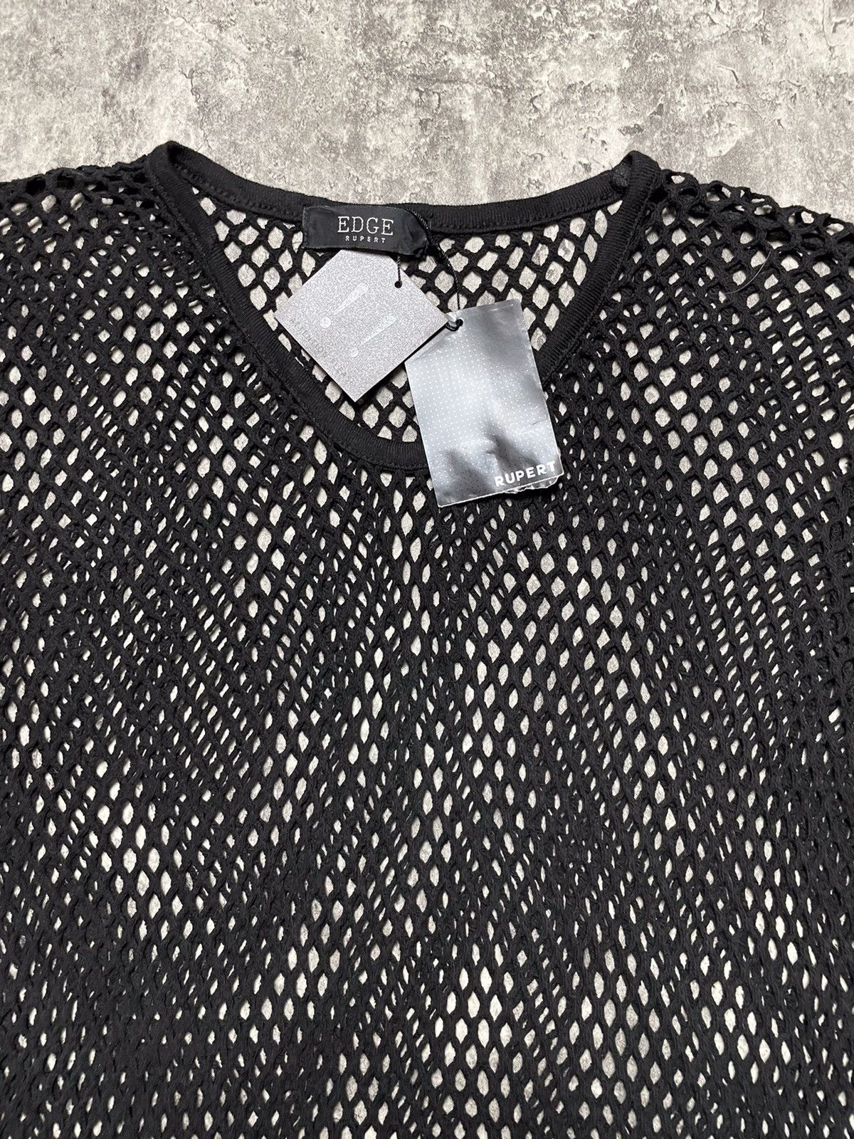 If Six Was Nine × Japanese Brand Y2K Edge Rupert Black Mesh / Fish net LGB Style Size US S / EU 44-46 / 1 - 3 Thumbnail