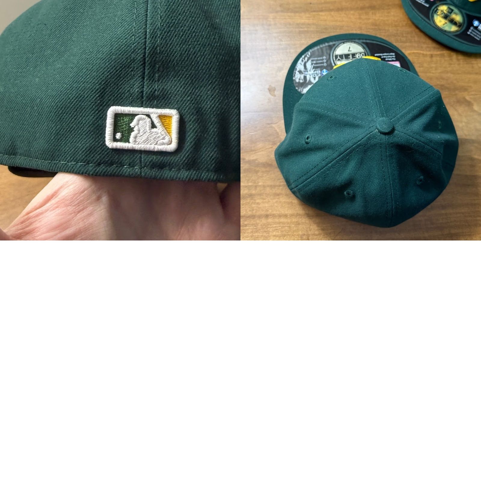 New Era New Era Oakland Athletics Hat 59FIFTY Fitted MLB Green 7 Mens Cap Size ONE SIZE - 8 Thumbnail