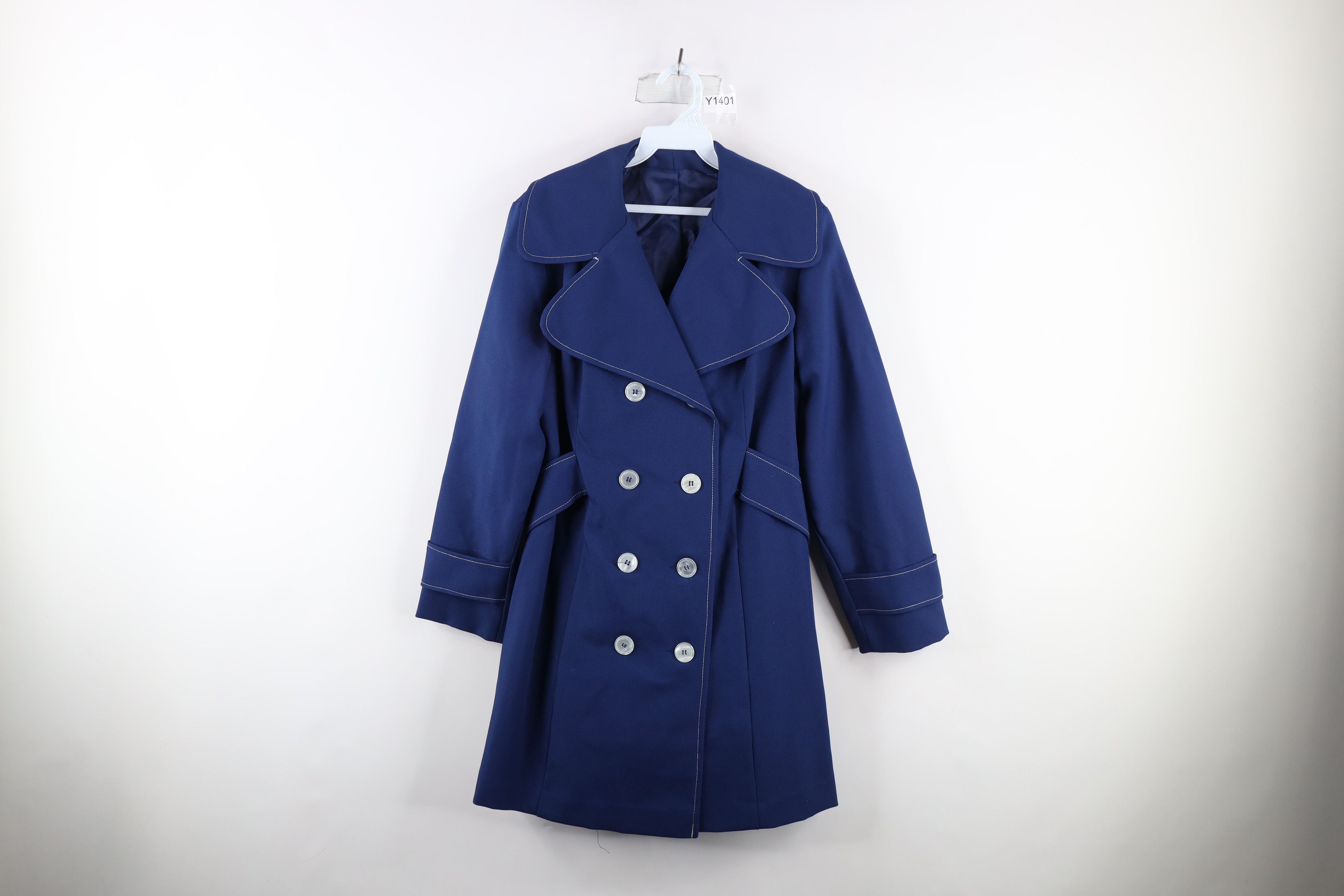 Image of Deadstock Vintage 70's Streetwear Peacoat Jacket Blue Usa, Women's (Size XL)