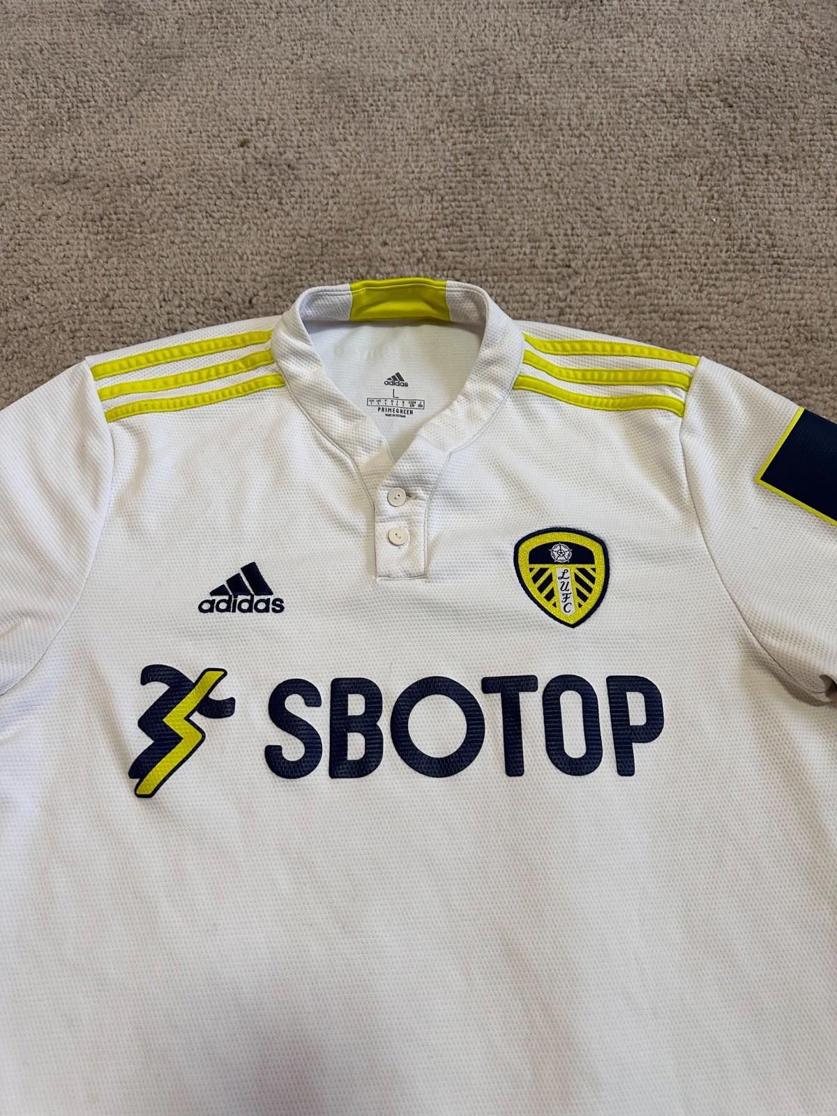 Adidas LEEDS UNITED 2021/2022 FOOTBALL SOCCER SHIRT JERSEY ADIDAS Size US L / EU 52-54 / 3 - 3 Thumbnail