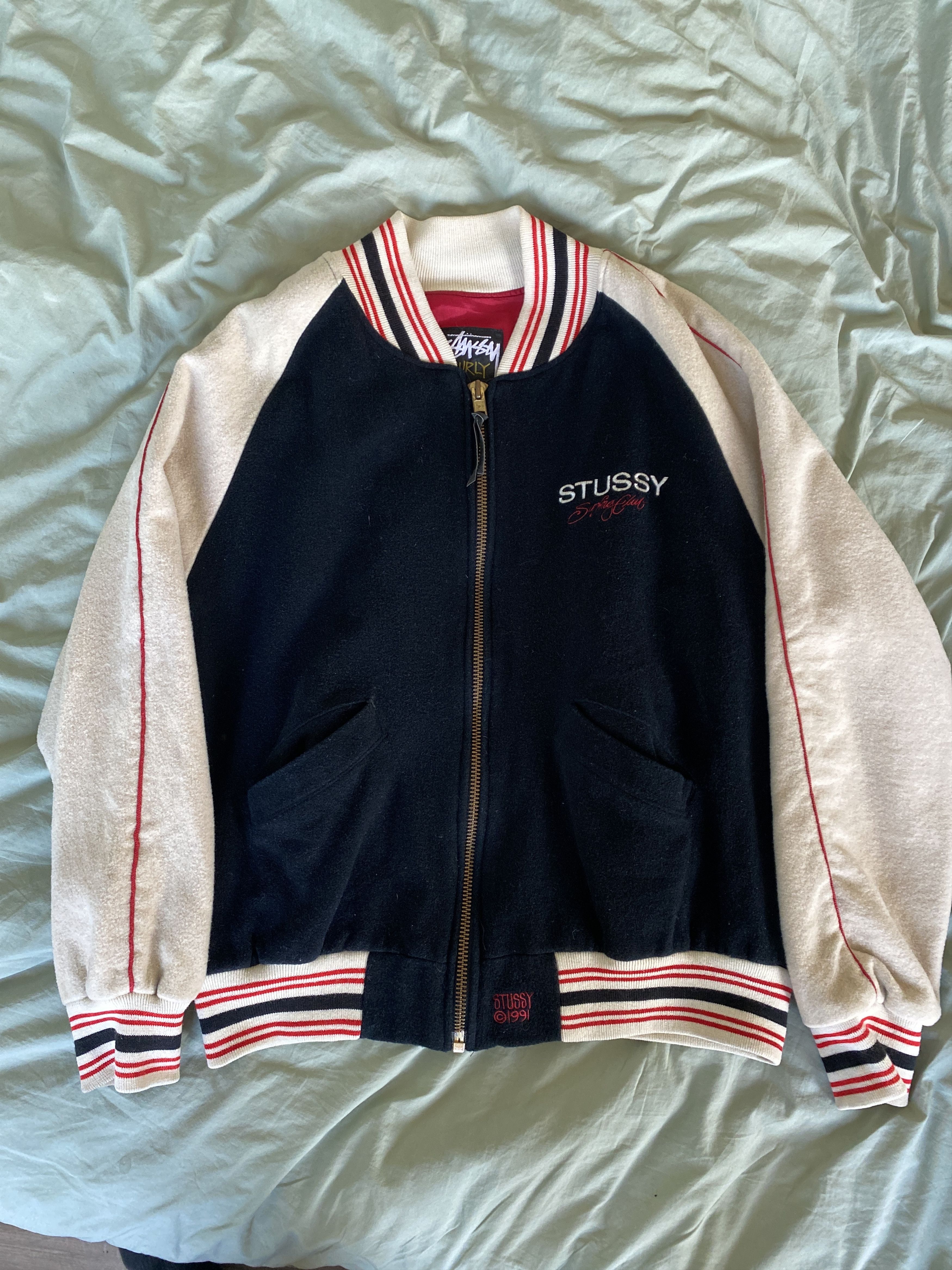 Stussy Stussy Wool Stripe Thermolite Plus Insulation Bomber