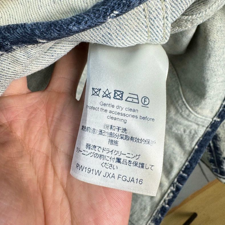 Louis Vuitton Louis Vuitton Patchwork tie-dyed denim jacket Size XS / US 0-2 / IT 36-38 - 3 Thumbnail