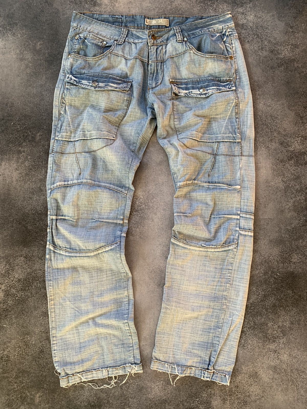 Hysteric Glamour × Japanese Brand Vintage Rick Owens Junya Watanabe Style Washed Jeans Size US 34 / EU 50 - 11 Thumbnail