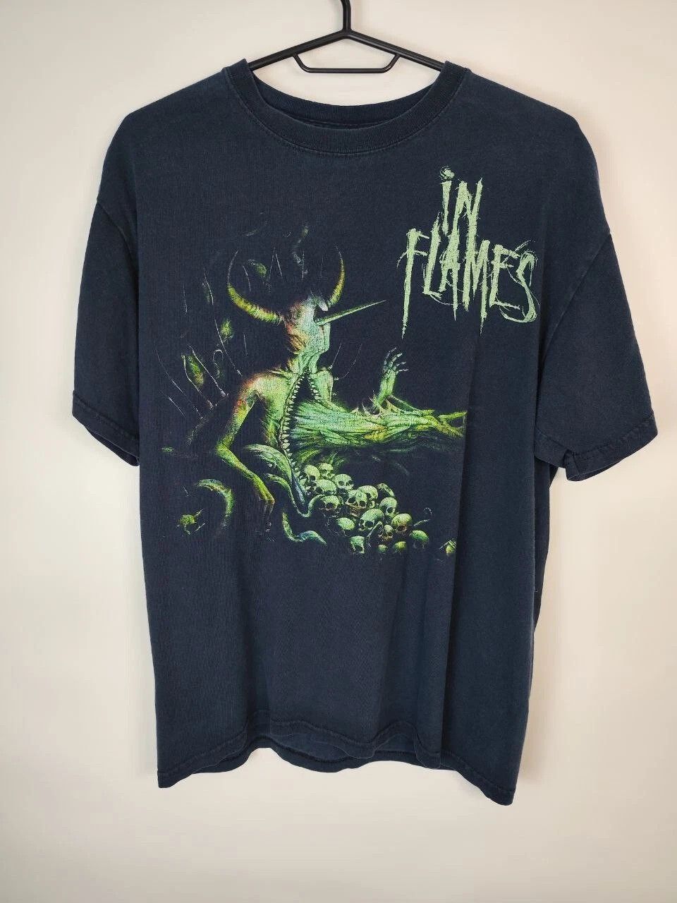 Other In Flames 2011 skulls vintage rock overprinted band tour M Size US M / EU 48-50 / 2 - 1 Thumbnail