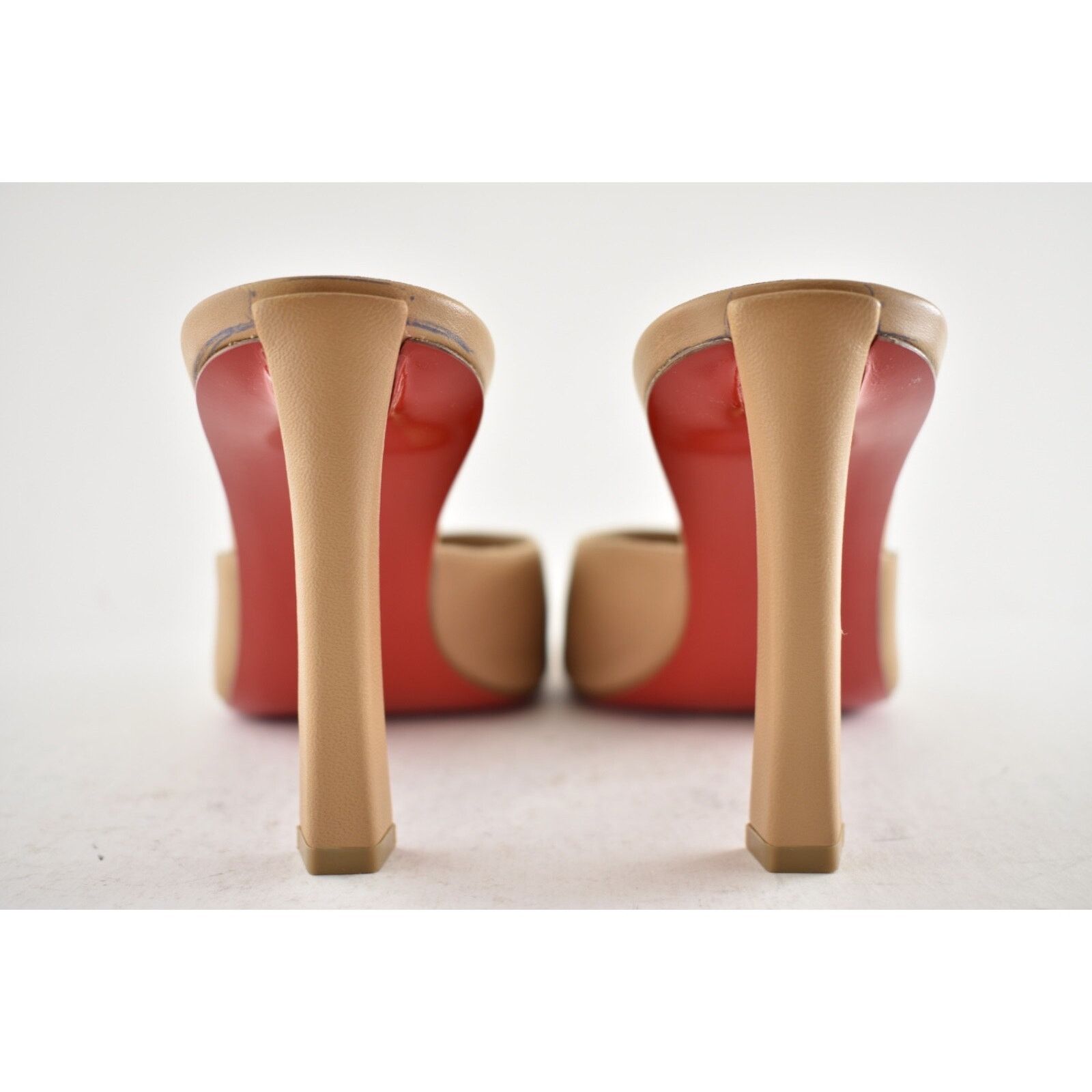 Christian Louboutin Christian Louboutin Condora Mule 85 Toffee Beige Backless Size US 11 / IT 41 - 12 Thumbnail