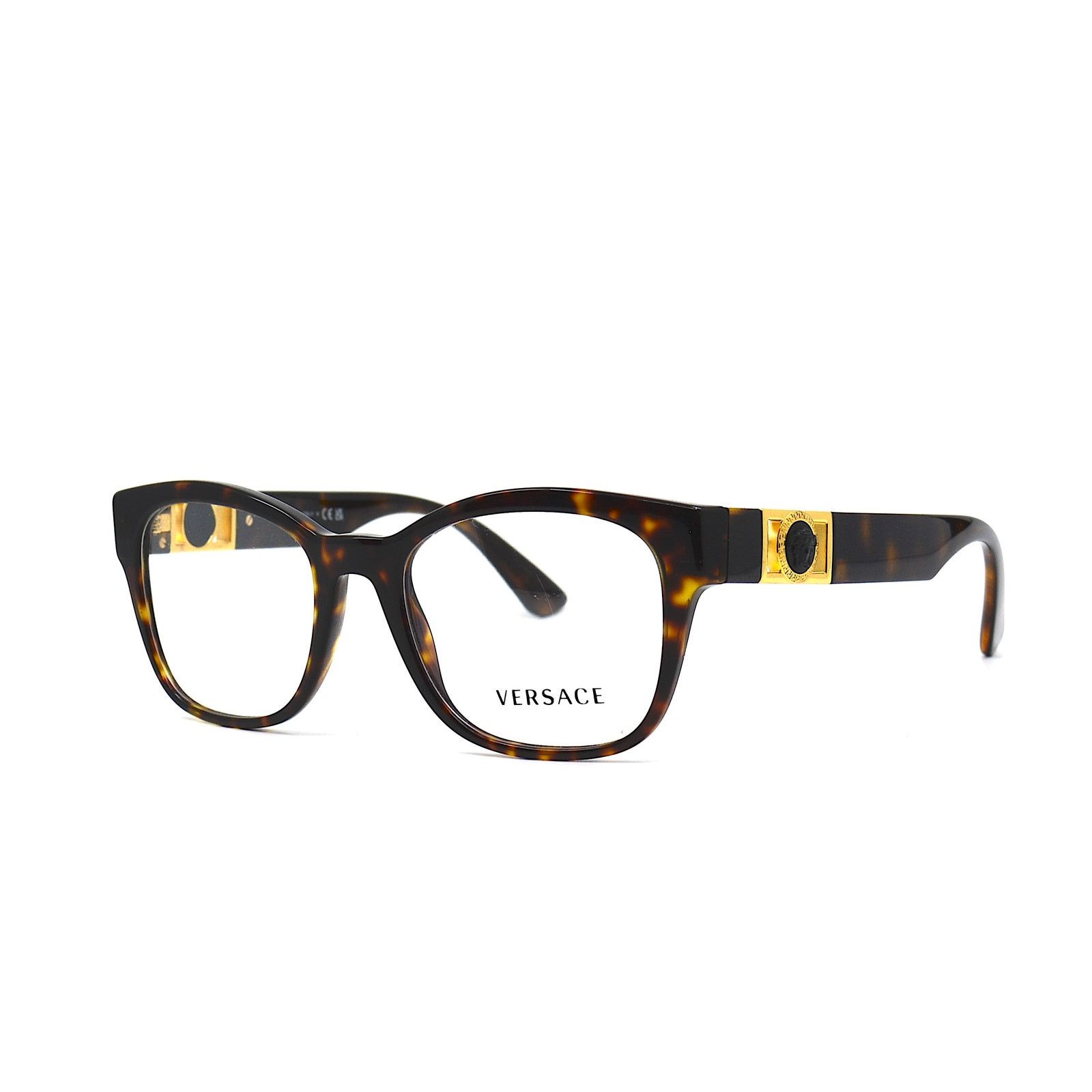 Versace NEW VERSACE VE3314 108 HAVANA AUTHENTIC EYEGLASSES FRAME Size ONE SIZE - 4 Thumbnail