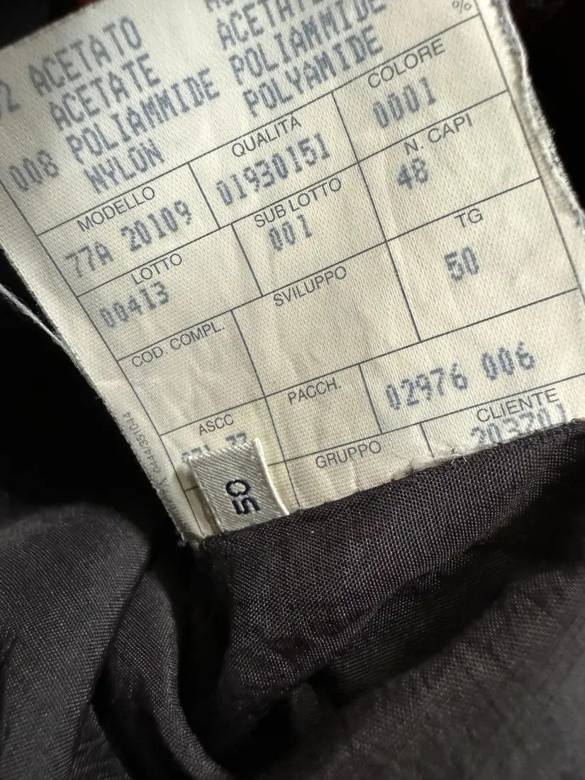 Emporio Armani × Vintage 1990s Emporio Armani Black Leather Biker Pants Size US 32 / EU 48 - 9 Thumbnail
