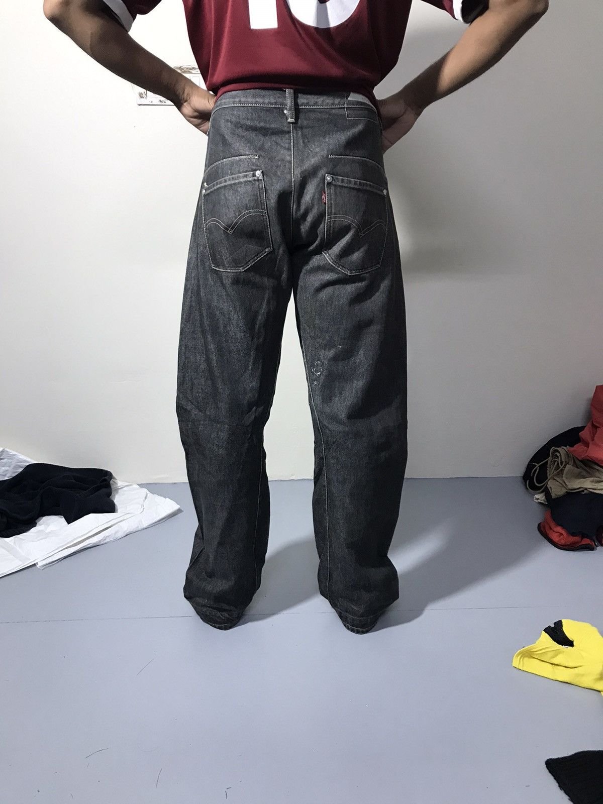 Other Vintage Levi’s engineer jeans denim Size US 31 - 2 Thumbnail