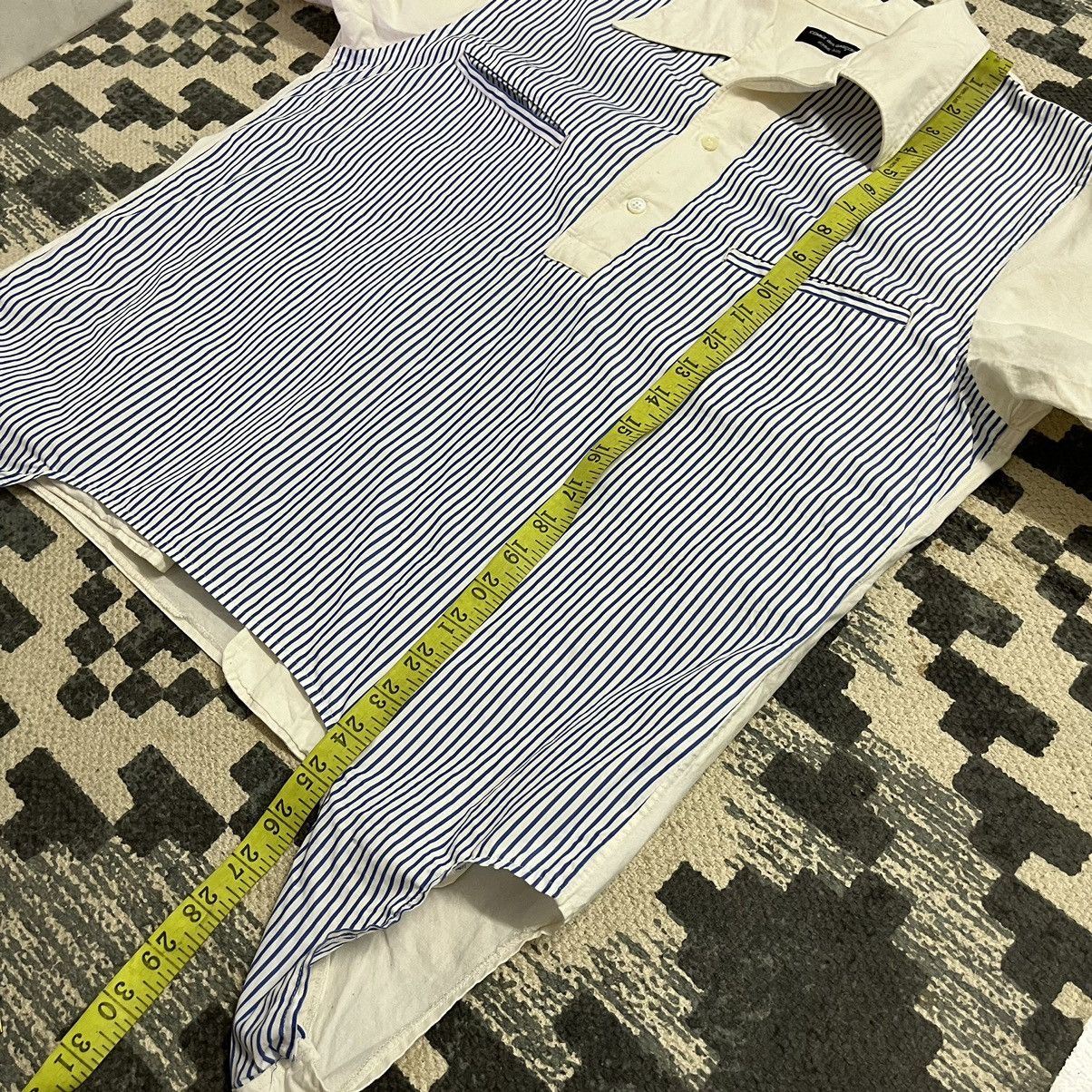 Comme des Garcons Authentic Comme des Garcons Style Polo Collar Shirt Size US L / EU 52-54 / 3 - 12 Thumbnail