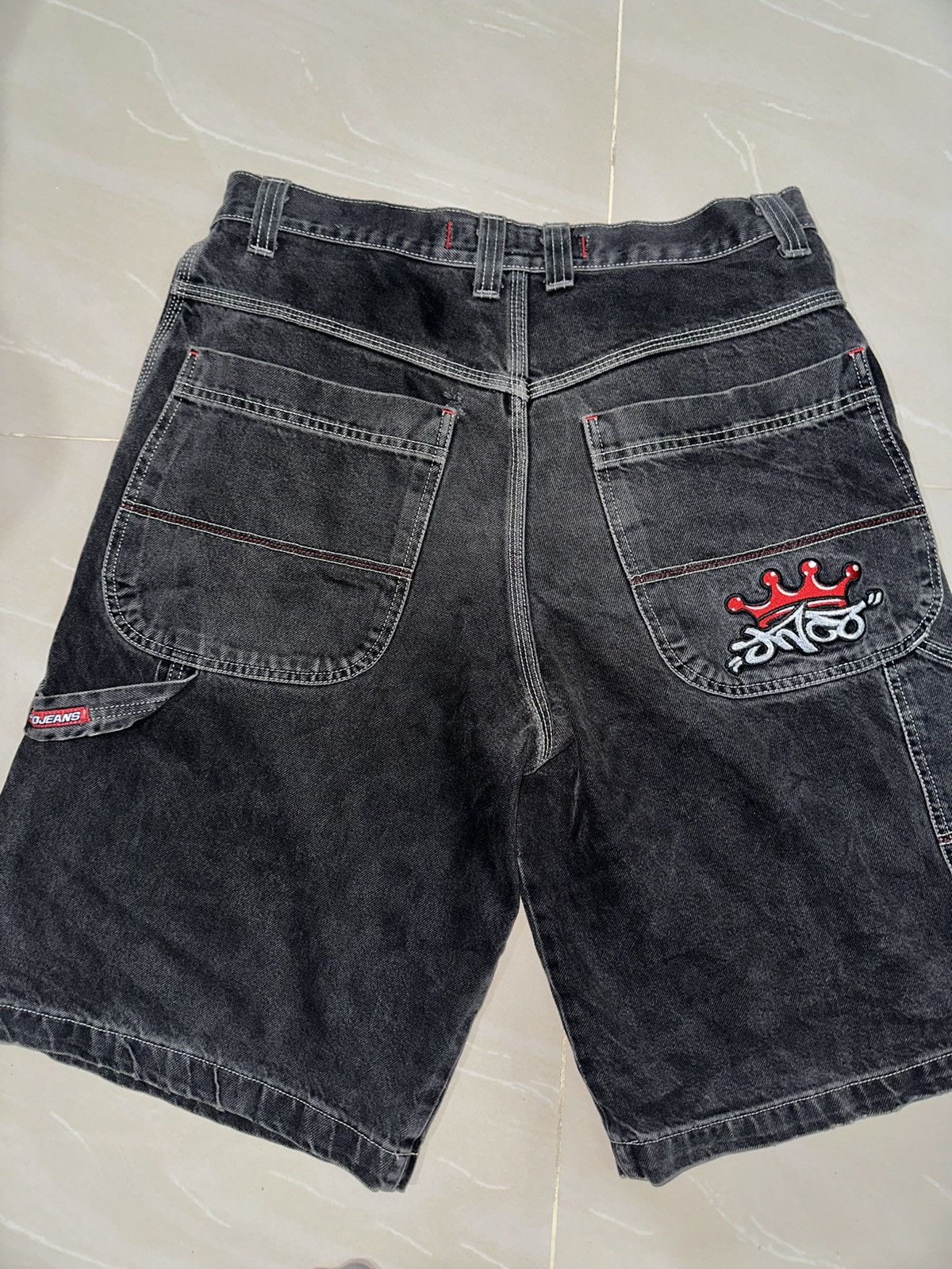 JNCO JNCO logo jorts Size US 34 / EU 50 - 1 Thumbnail