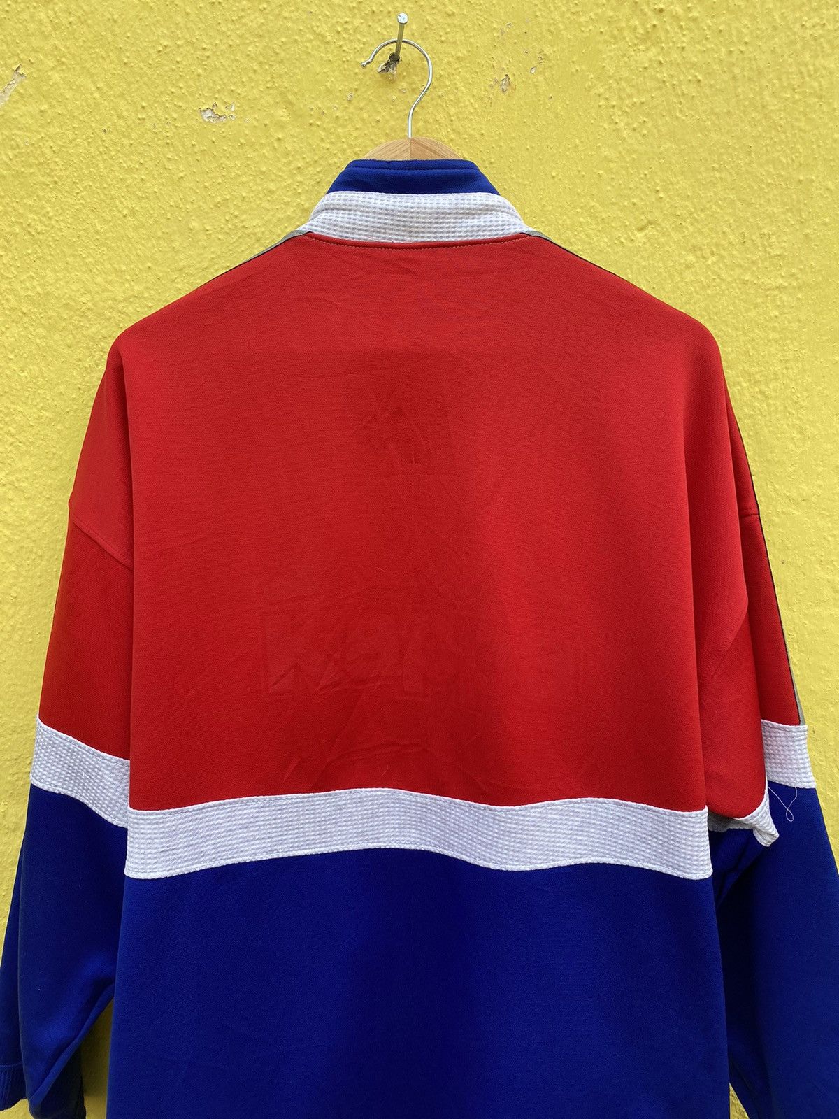 Vintage 90s Kappa barcelona sidetape big logo sweater