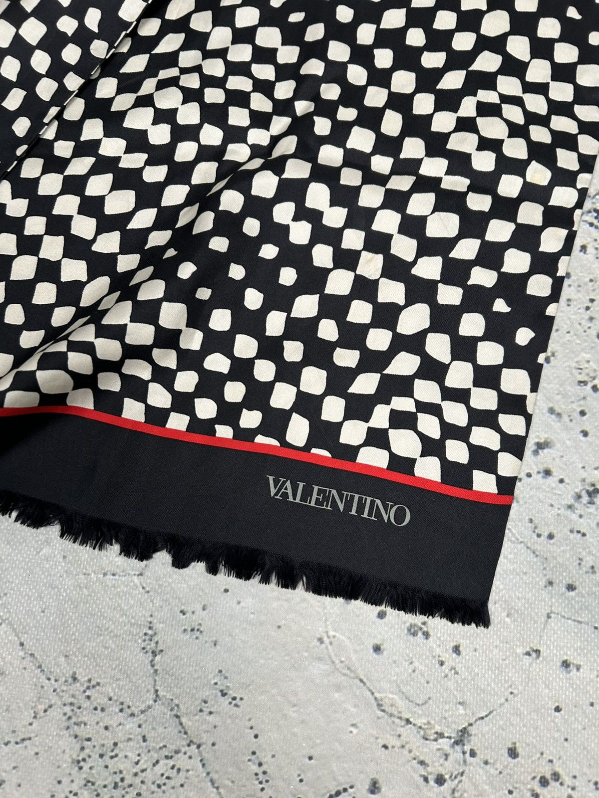 Valentino Vintage Valentino Garavani Silk Dots Scarf 90s Archive Size ONE SIZE - 5 Thumbnail