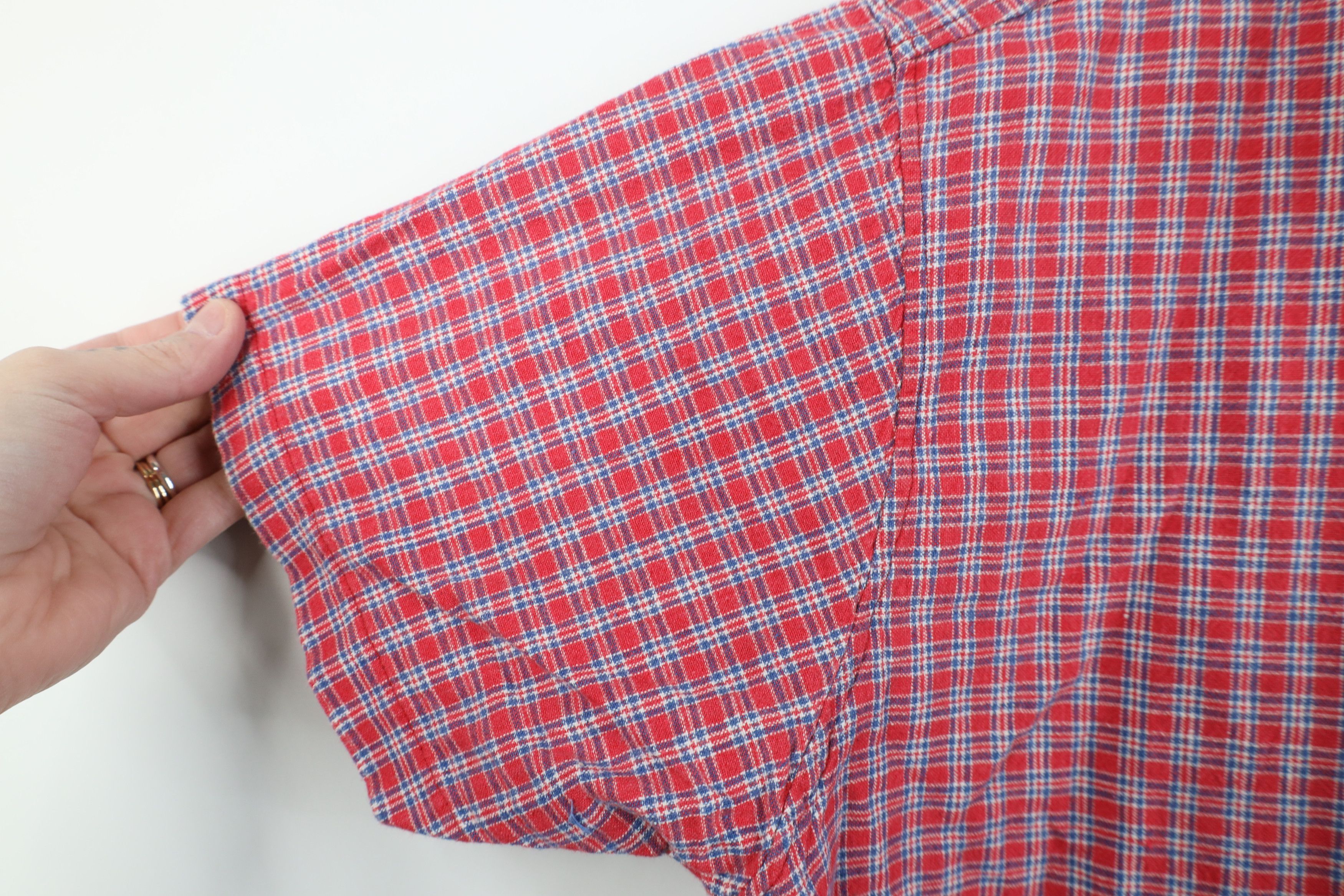 Vintage Vintage 90s Streetwear Short Sleeve Collared Button Shirt Size XXL / US 16-18 / IT 52-54 - 7 Thumbnail