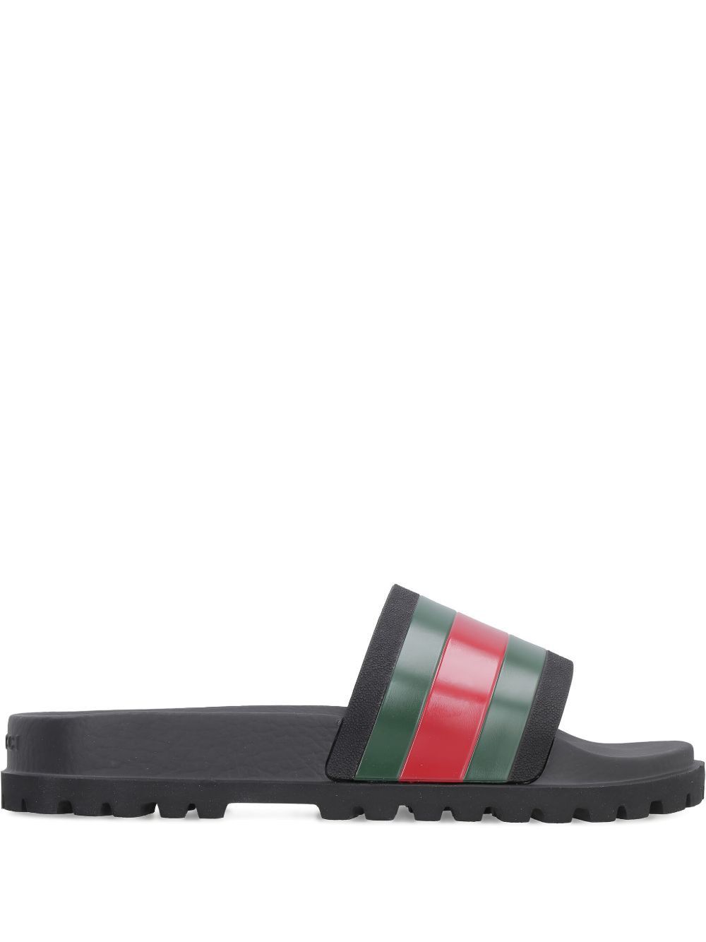 Gucci WEB DETAIL POOL SLIDES Size US 8 / EU 41 - 1 Thumbnail
