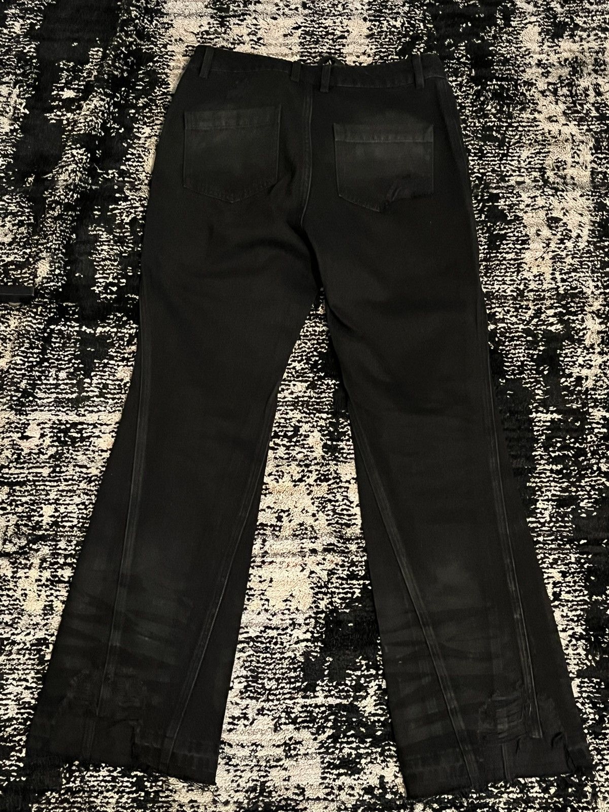 Troubled Waters Troubled Waters Waxed & Damaged Denim Size US 31 - 7 Thumbnail