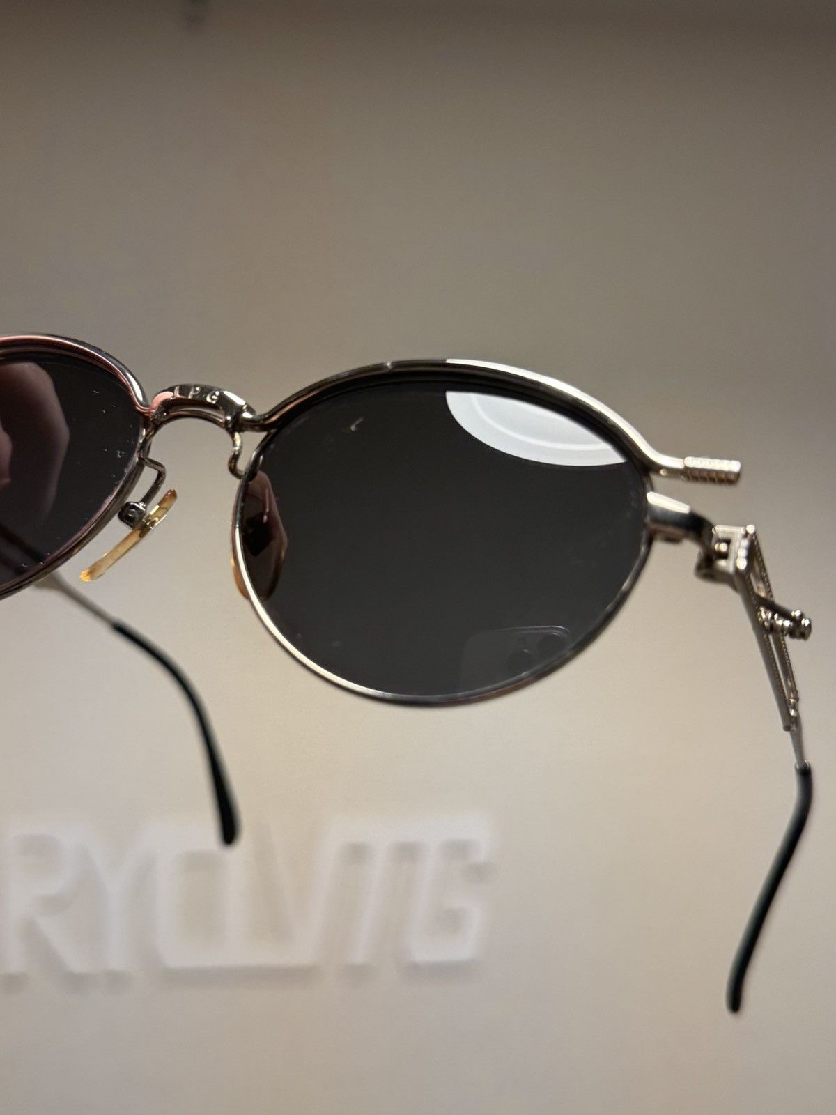 Jean Paul Gaultier Jean Paul Gaultier Metal-Constructed Sunglasses Size ONE SIZE - 3 Thumbnail