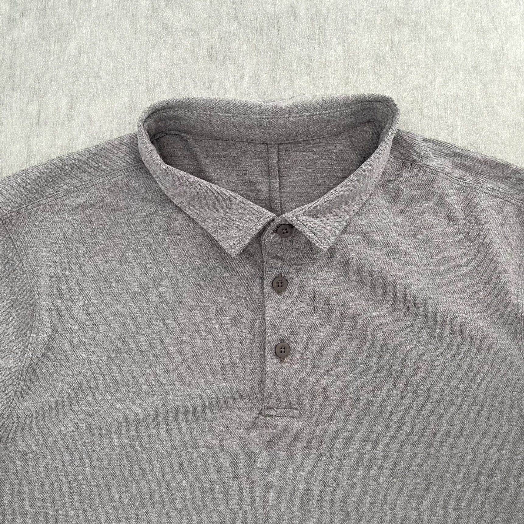 Lululemon Lululemon Tech Polo Mens Large Lilac Purple Short Sleeve Athletic Breathable Mens Size US L / EU 52-54 / 3 - 3 Thumbnail