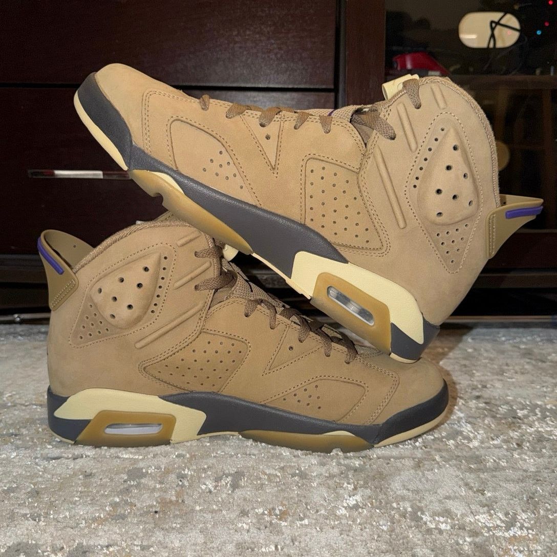 Nike Jordan 6 Gore-Tex Brown Kelp Women’s 12/ Mens 10.5 Brand New Size US 12 / IT 42 - 5 Thumbnail