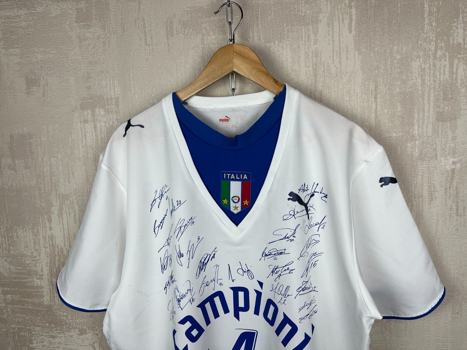 Puma Italy Special Campioni del Mondo 2006 Football Soccer Jersey Size US XL / EU 56 / 4 - 3 Thumbnail