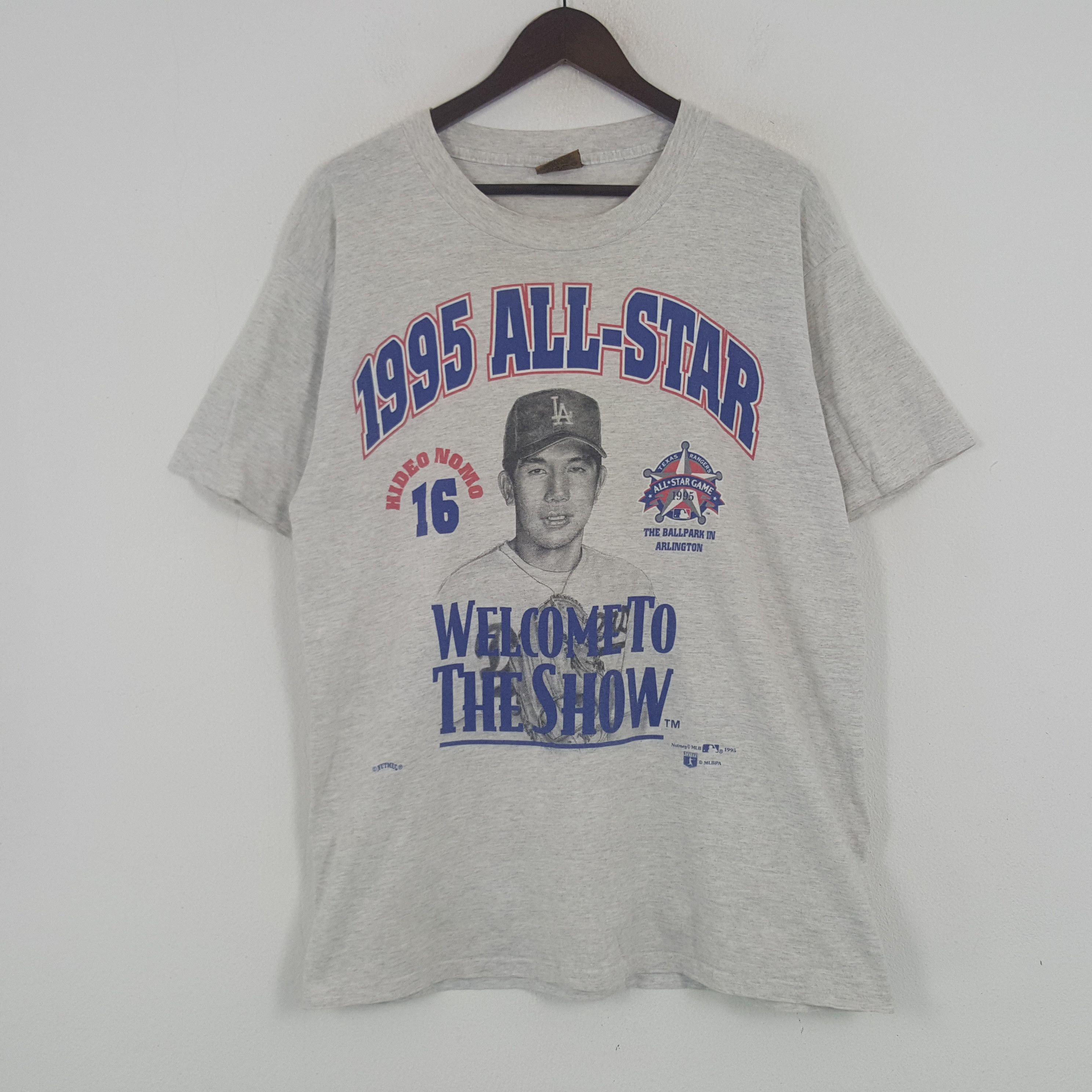 MLB × Sports Specialties × Vintage Vintage Nutmeg Hideo Nomo 16 MLB Tshirt Size US L / EU 52-54 / 3 - 1 Thumbnail