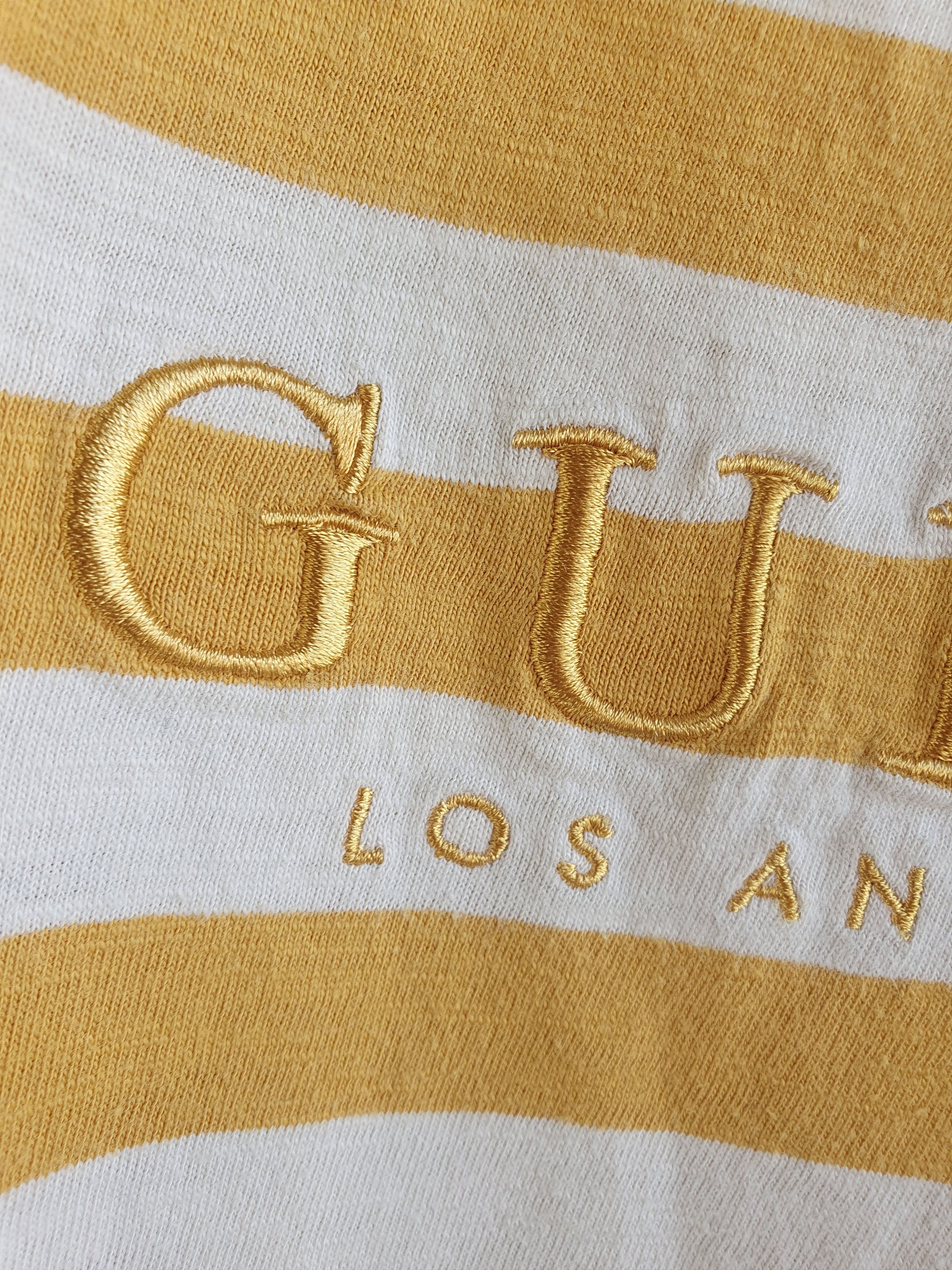 Guess Guess Jeans Los Angeles Yellow Stripes Embroidered logo M/L Size US L / EU 52-54 / 3 - 3 Thumbnail