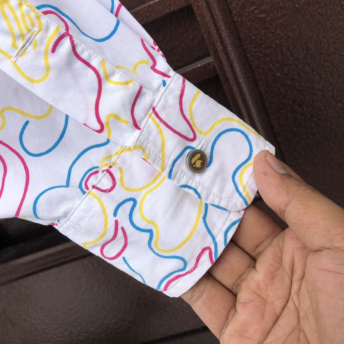 Bape Neon Camo Button Up Shirt Size US S / EU 44-46 / 1 - 12 Thumbnail