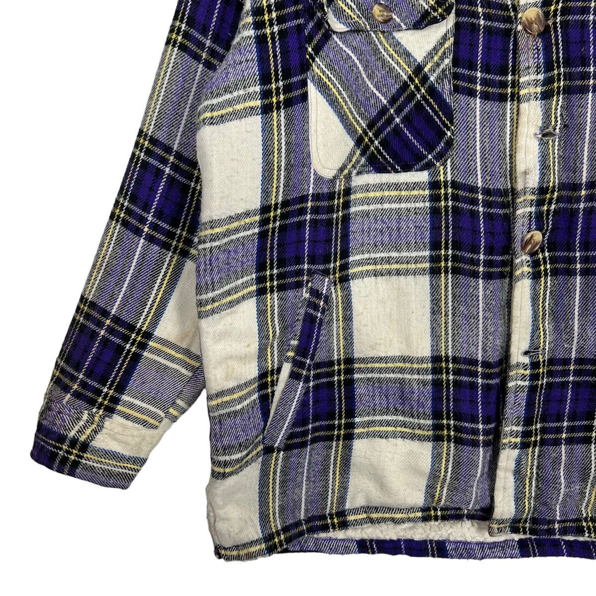 Hysteric Glamour 🔥 GLAMOUR CLUB PLAID CHECK SHERLING JACKET Size US M / EU 48-50 / 2 - 4 Thumbnail