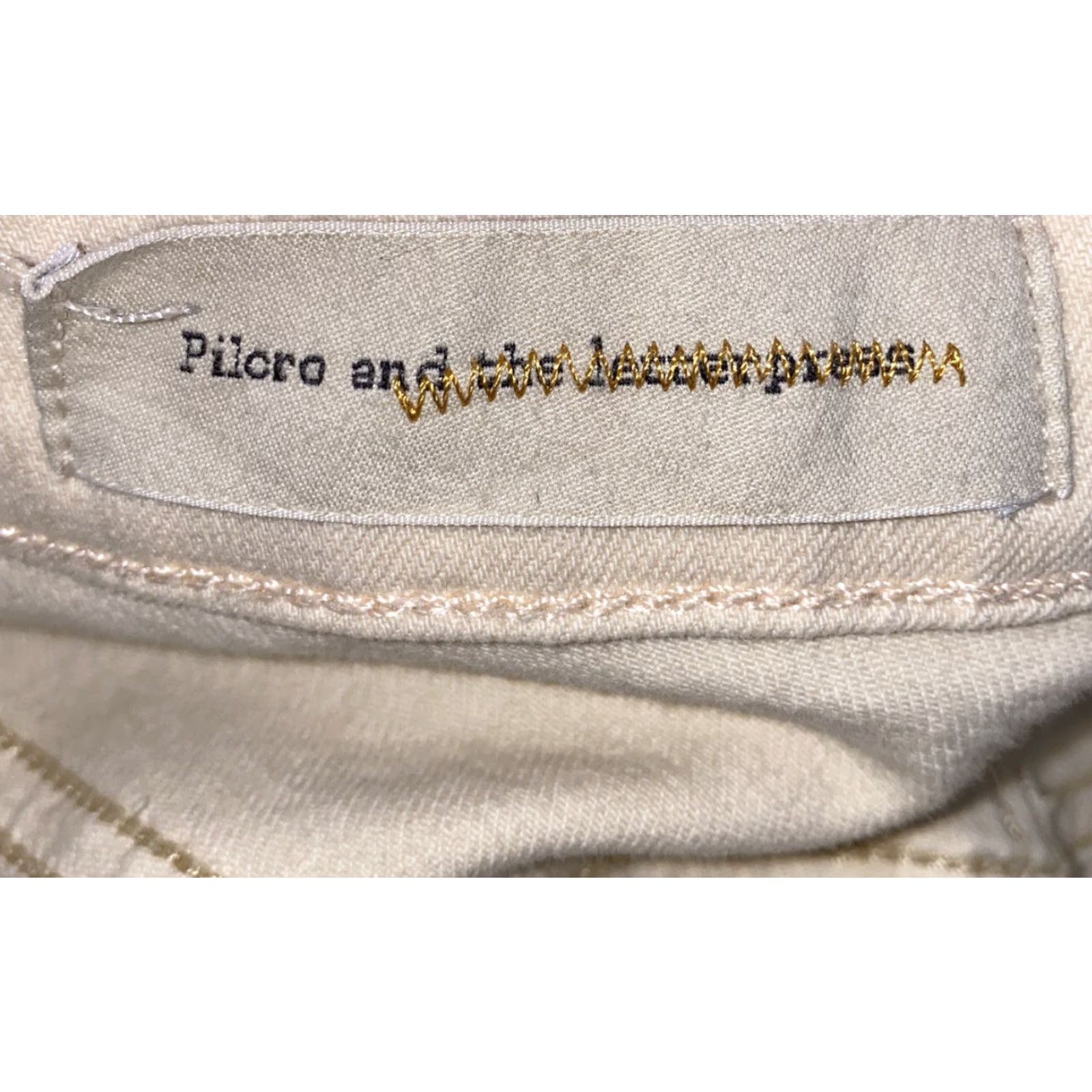Vintage Pilcro and the Letterpress Womens Beige Zip Fly Casual Pants Size 30 X 29 Pants Beige Womens 30"} Size 30" / US 8 / IT 44 - 5 Thumbnail