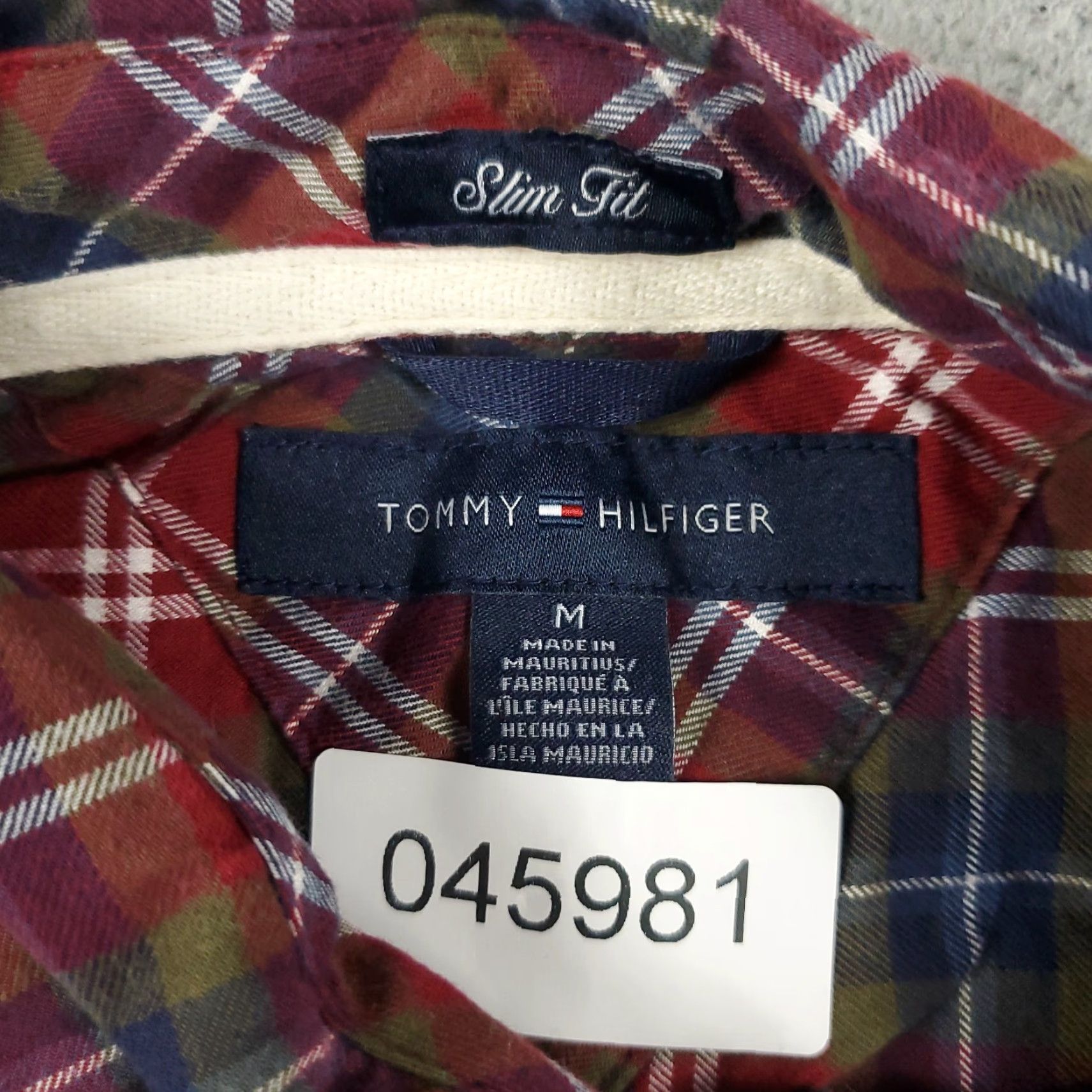 Tommy Hilfiger Tommy Hilfiger Shirt Mens Medium Red Plaid Button-Up Long Sleeve Casual Mens Size US M / EU 48-50 / 2 - 6 Thumbnail
