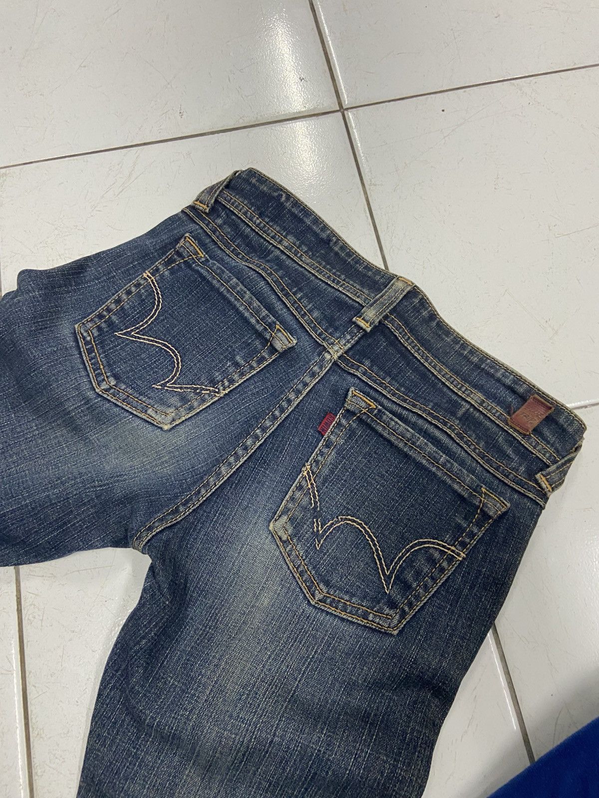 Edwin EDWIN 503 BLUE TRIP SKINNY DENIM JEANS Size US 26 / EU 42 - 9 Thumbnail