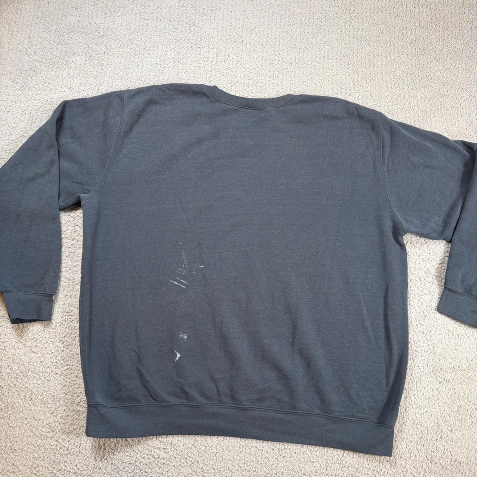 Carhartt Carhartt Mens 2XL Charcoal Gray Crewneck Sweatshirt Relaxed Size US XXL / EU 58 / 5 - 3 Thumbnail