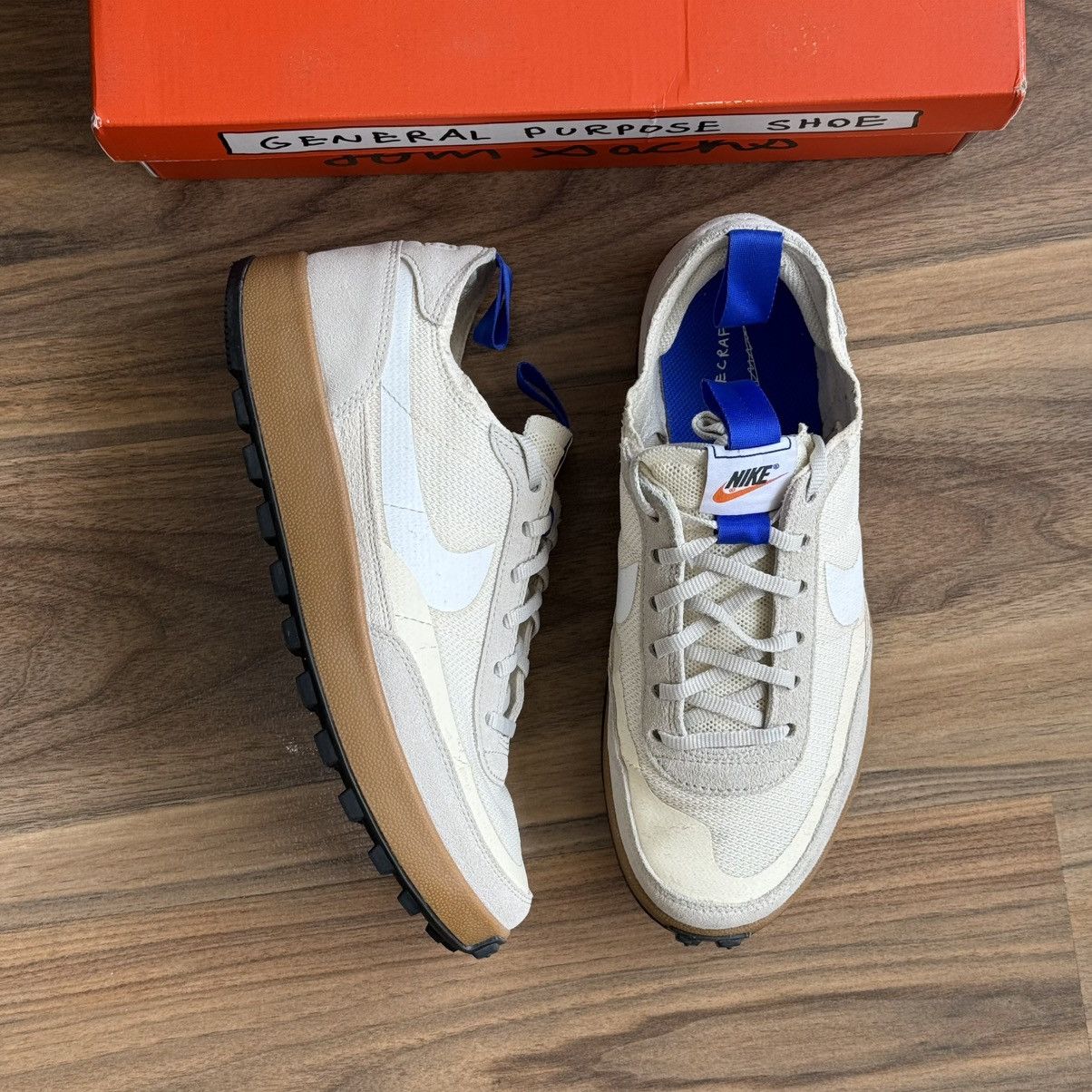 Kanye West Worn Blue Sock Shoe