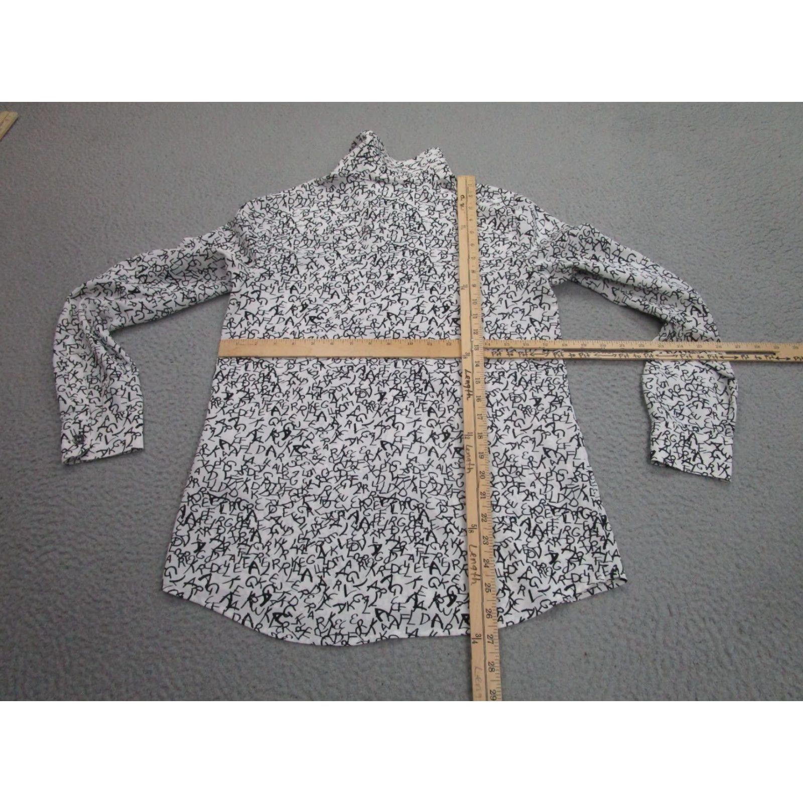Karl Lagerfeld Karl Lagerfeld Shirt Womens XS White All Over Print Doodle Maximalism City Art Vintage No (adjust to rules) Size XS / US 0-2 / IT 36-38 - 7 Thumbnail