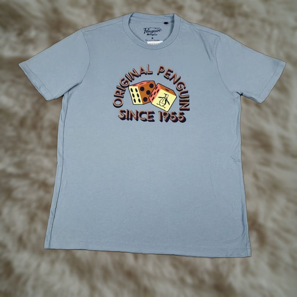 Original Penguin Original Penguin T-Shirt Mens Medium Blue Graphic Casual Short Sleeve Size US M / EU 48-50 / 2 - 1 Thumbnail