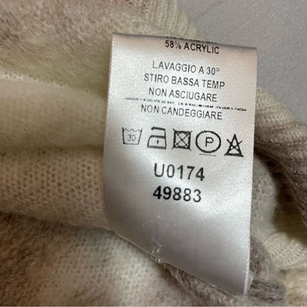 Emanuel Ungaro NWT New $370 Ungaro Tie Dye White Beige Wool Blend Made In Size US XL / EU 56 / 4 - 6 Thumbnail