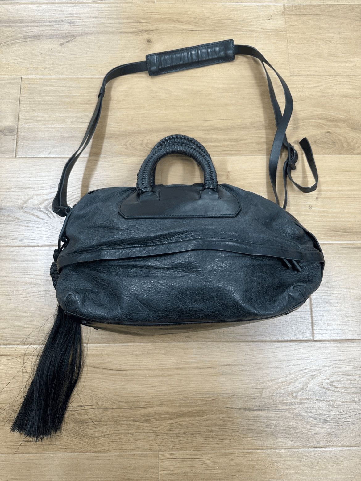 Helmut Lang Helmut Lang Helmut Lang Shayne Oliver Ponney Tail Leather Size ONE SIZE - 1 Thumbnail
