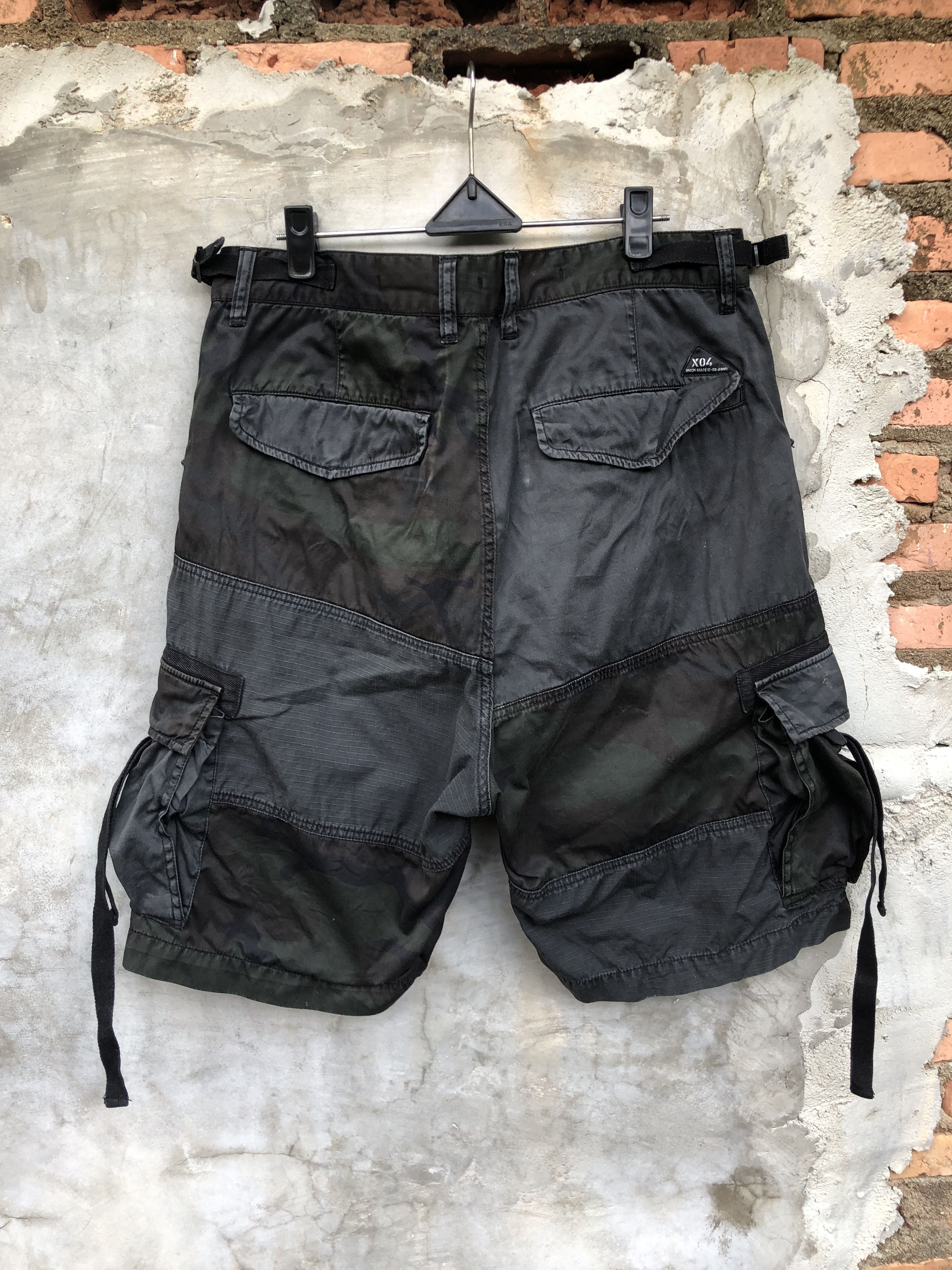 Japanese Brand × izzue Izzue IX-X04 Army patchwork cargo short pants Size US 36 / EU 52 - 8 Thumbnail