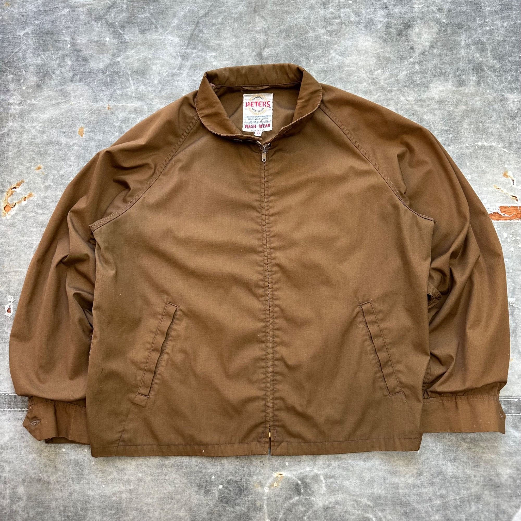 Vintage Vintage 50s/60s Peter’s Sportswear Simple Brown Jacket Size US L / EU 52-54 / 3 - 1 Thumbnail