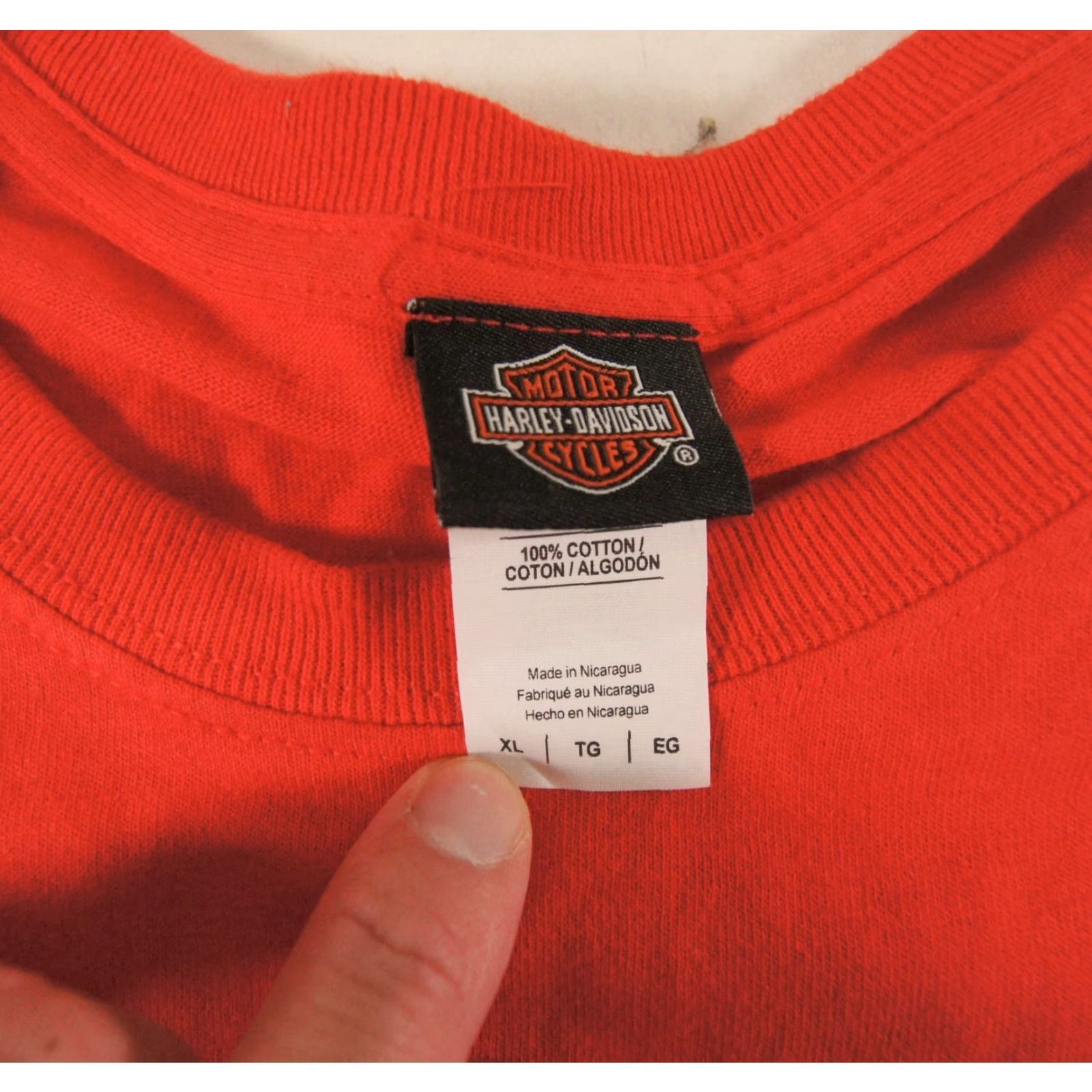 Harley Davidson Harley Davidson Shirt Mens XL Red Short Sleeve Motorcycle Tee Scottsdale Arizona Size US XL / EU 56 / 4 - 6 Thumbnail