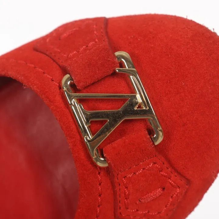 Louis Vuitton Louis Vuitton Red Comfortable Casual Ballet Flats -2508 Size US 7 / IT 37 - 5 Thumbnail