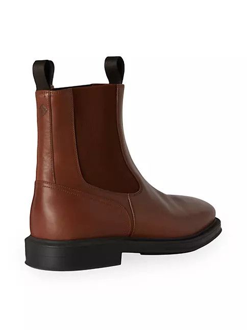Loro Piana o1srvl11e0225 Travis Leather Chelsea Boots in Brown Size US 10 / EU 43 - 3 Thumbnail