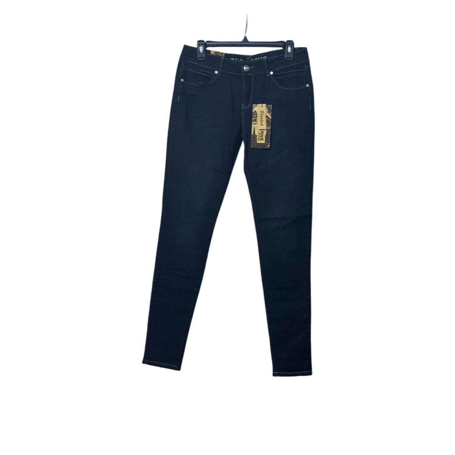 Other Out Jeans Women’s Dark Wash Stretch Skinny Jeans (Jeggings), Size 30" / US 8 / IT 44 - 10 Thumbnail