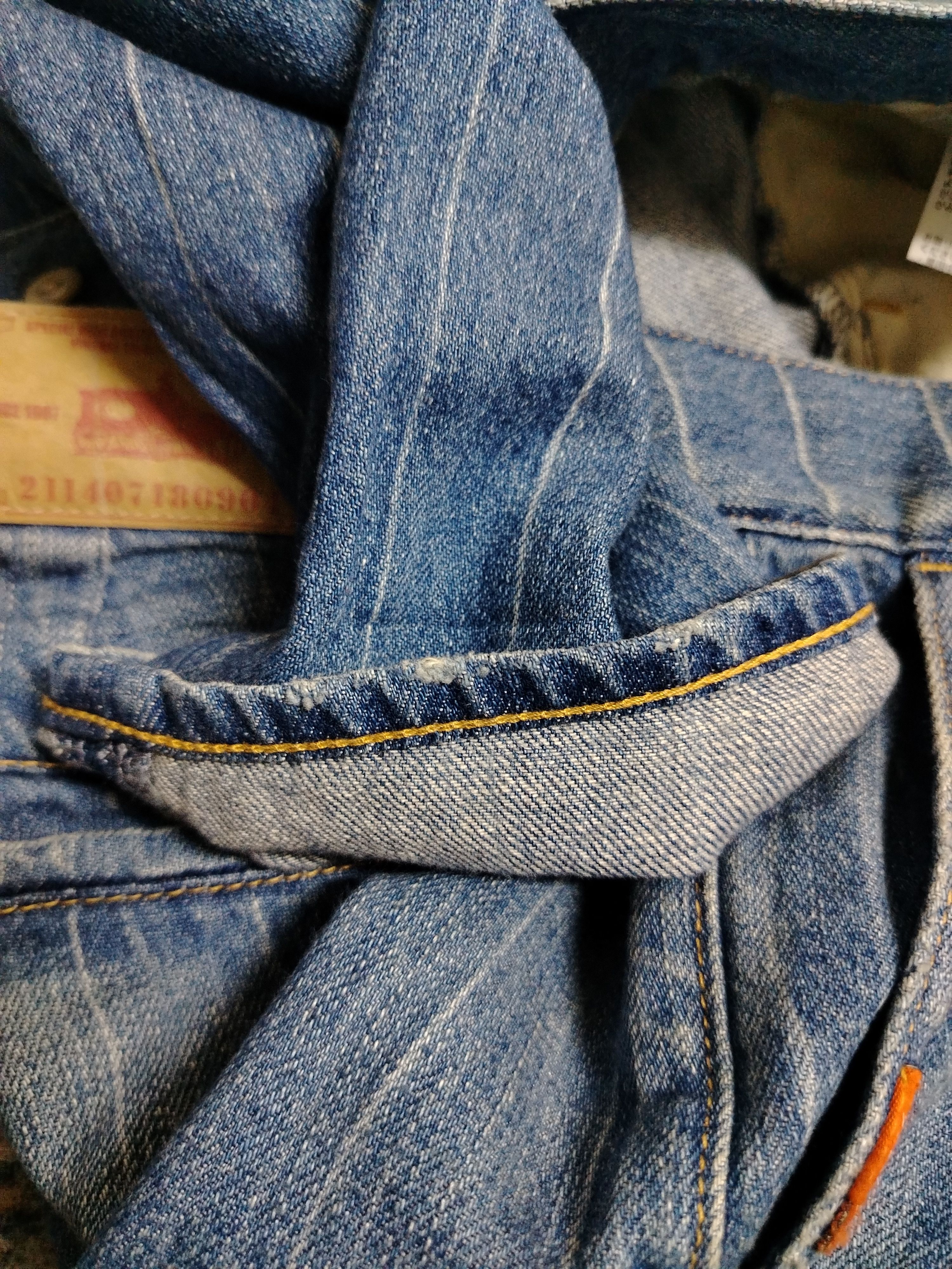 Japanese Brand Ungrid striped jeans vintage style Size US 31 - 3 Thumbnail
