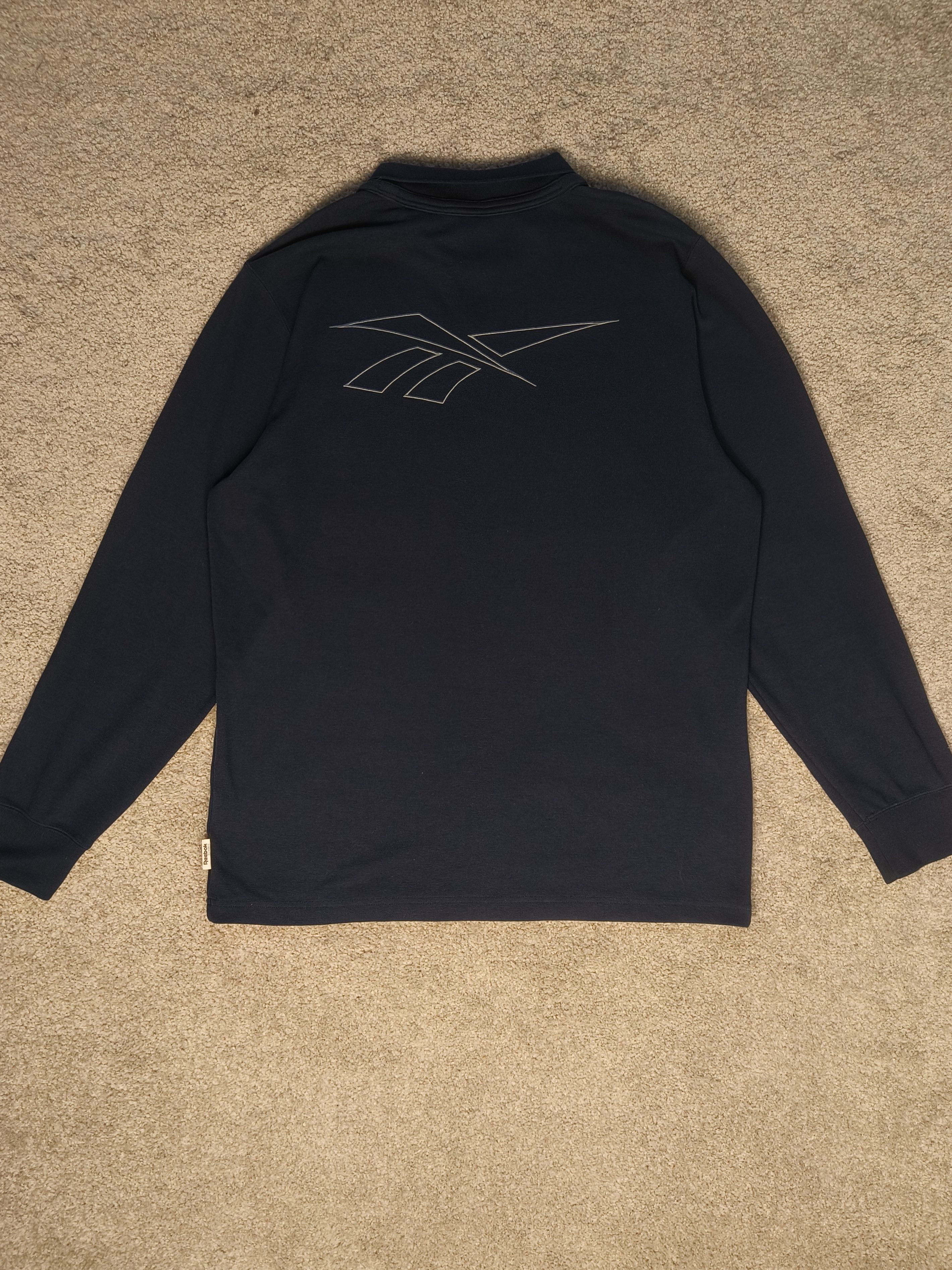 Reebok Reebok Classic Long Sleeve Tee Black Vector Logo Athletic Size US L / EU 52-54 / 3 - 1 Thumbnail