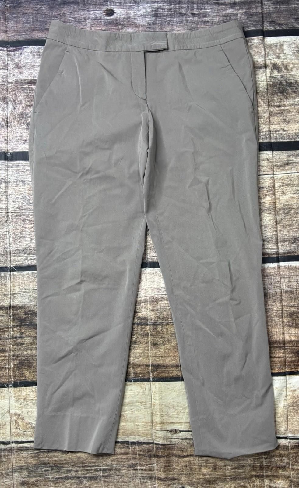 Theory Theory Dress Pants Womens Size 8 (32x24) Gray Rayon USA Size 30" / US 8 / IT 44 - 1 Thumbnail