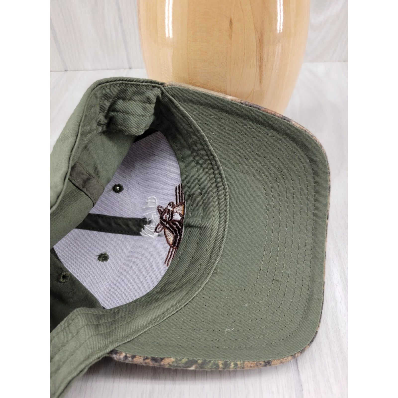 Vintage Unbranded Camouflage Buckmasters Strapback Cap Hat Adjustable Hat Mens Cap Camouflage Buckmasters Strapback Cap Hat Adjustable Size ONE SIZE - 7 Thumbnail