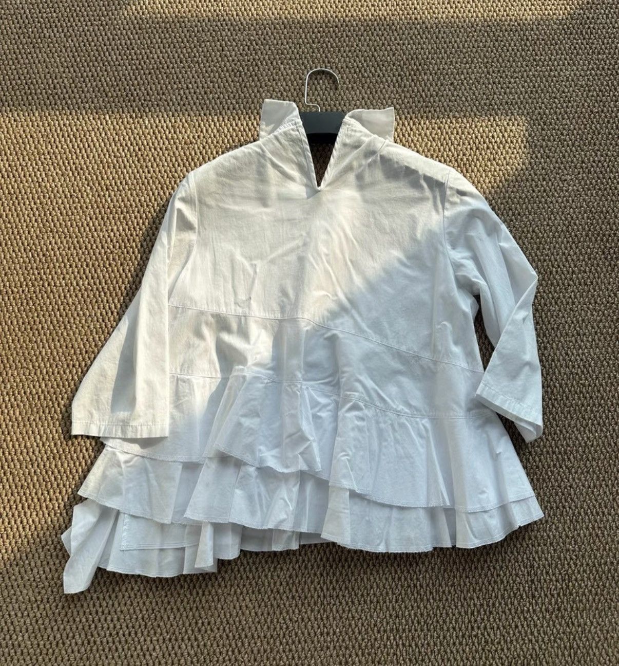 Comme des Garcons Comme des Garçons Ruffle Peter Pan Collar Shirt K23 Size S / US 4 / IT 40 - 5 Thumbnail