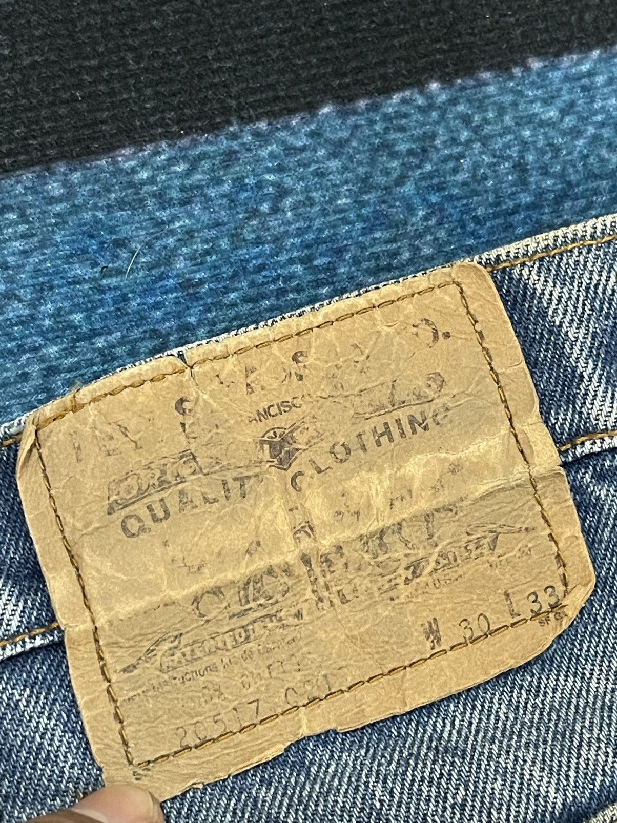 Levi's Vintage Levis Orange Tab Distressed Denim Pants Size US 30 / EU 46 - 6 Thumbnail