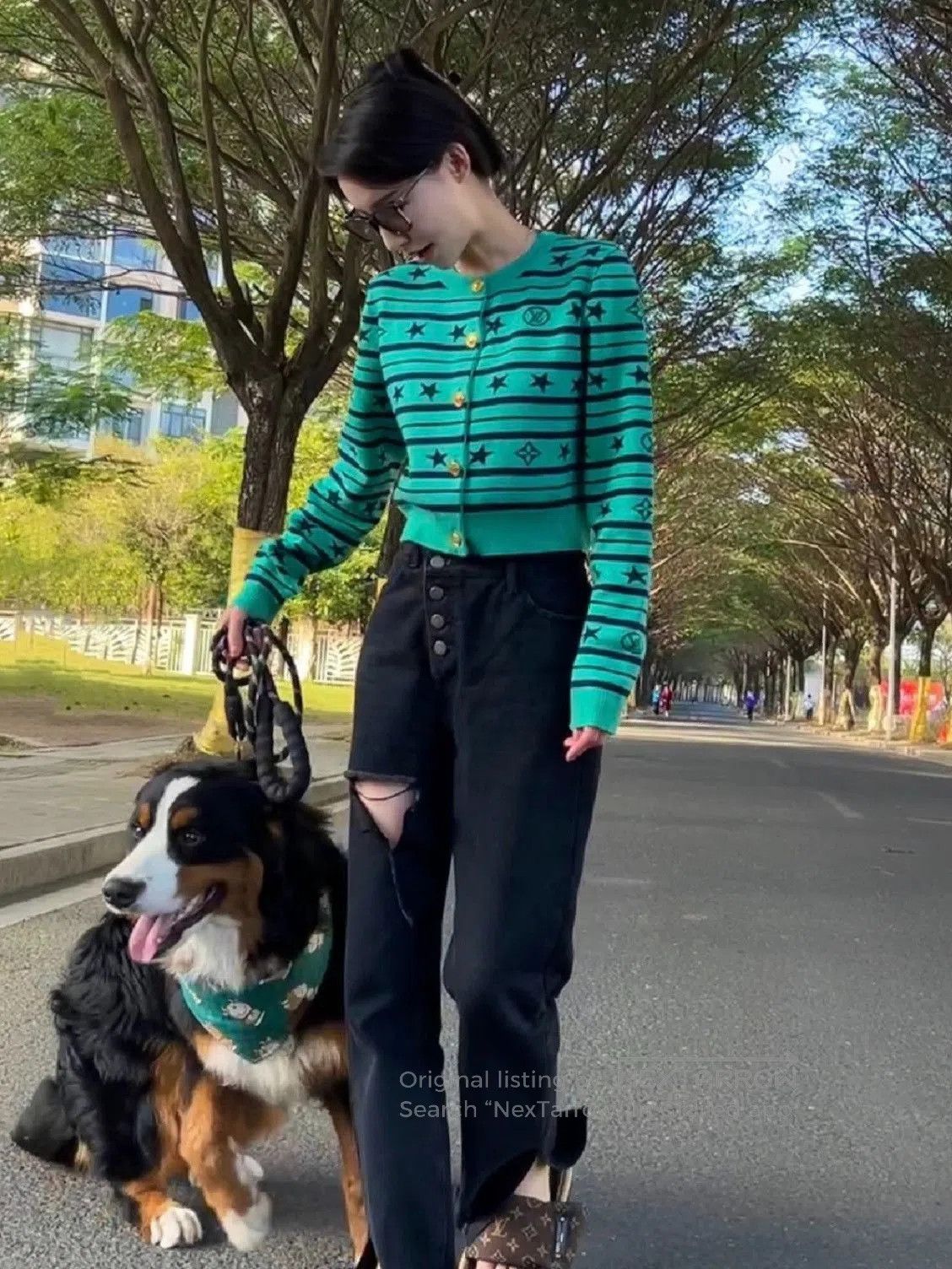 Other Green Star Knit Cardigan XS. Size XS / US 0-2 / IT 36-38 - 5 Thumbnail