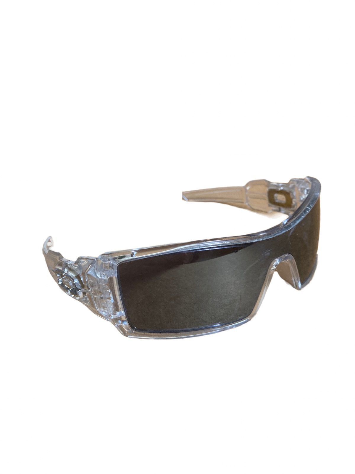 image of Oakley Oil Rig Sunglasses in Transparent White, Men's